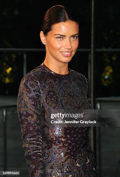 Model Adriana Lima attends 2013 CFDA FASHION AWARDS underwritten by Swarovski at Lincoln Center on June 3, 2013 in New York City.