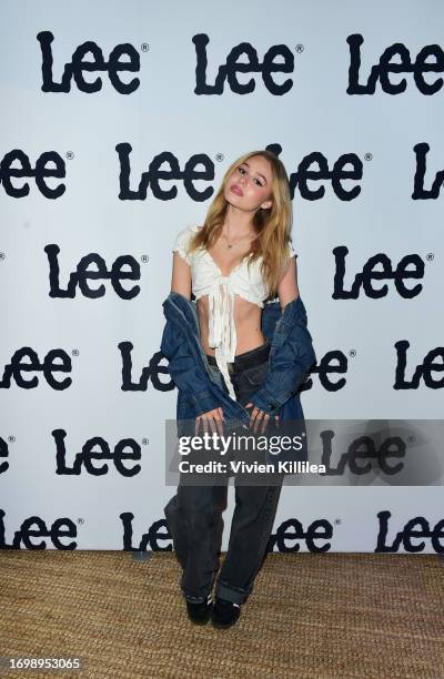 Ruby Rose Turner attends Lee's Sheeran event at the Bootsy Bellows Suite at SoFi Stadium on September 23, 2023 in Los Angeles, California.