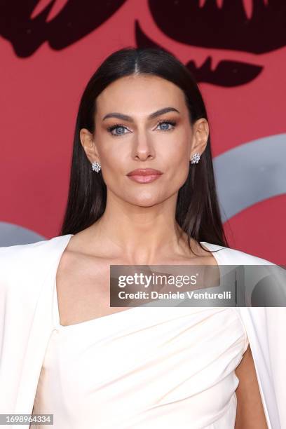 Paola Turani attends the CNMI Sustainable Fashion Awards 2023 during the Milan Fashion Week Womenswear Spring/Summer 2024 on September 24, 2023 in...