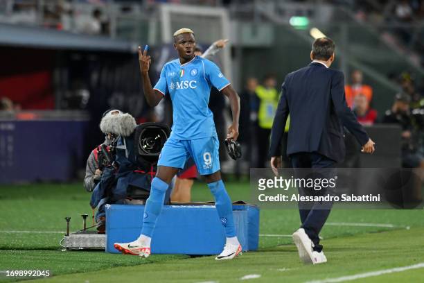 Star striker Victor Osimhen apologizes to Napoli head coach