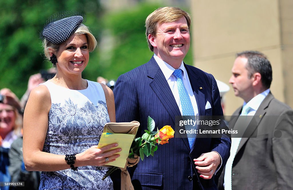 King Willem-Alexander And Queen Maxima Visit Baden-Wuerttemberg