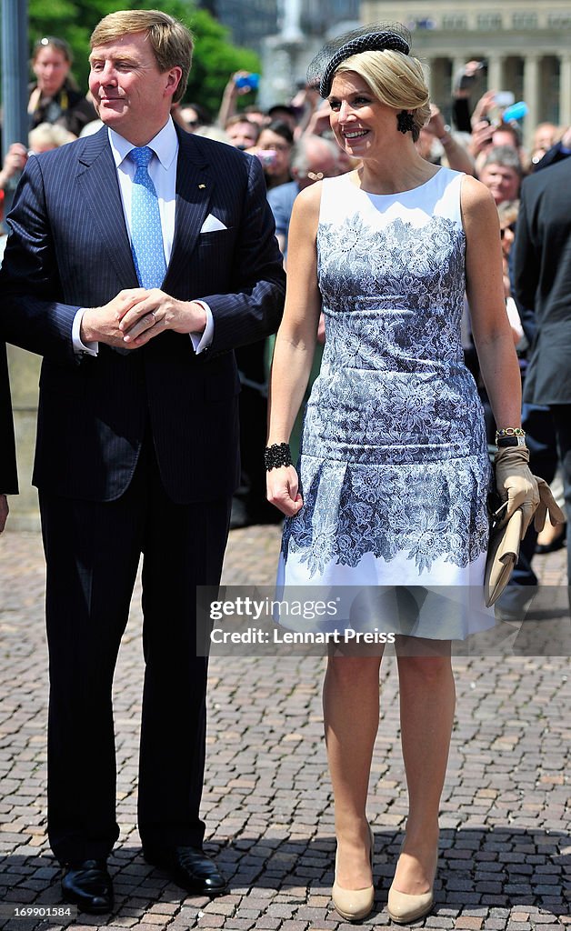 King Willem-Alexander And Queen Maxima Visit Baden-Wuerttemberg