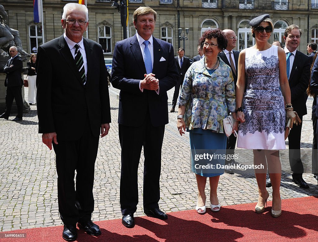King Willem-Alexander and Queen Maxima of The Netherlands Visit Baden-Wuerttemberg