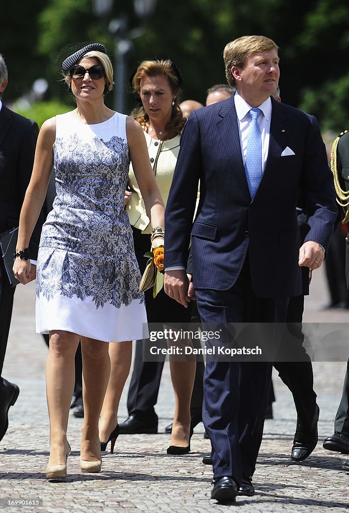 King Willem-Alexander and Queen Maxima of The Netherlands Visit Baden-Wuerttemberg