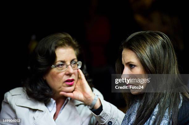 Aimee Pistorius, Oscar's sister, in the Pretoria Magistrates court on June 4 in Pretoria, South Africa. Pistorius is accused of the murder of Reeva...