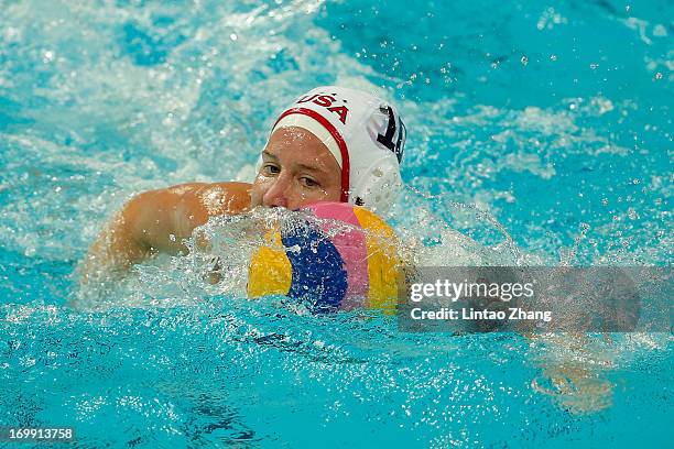 Kelly Rulon of the United States in action during day fourth of the FINA Women's World League Super Final 2013 match between United States and Canada...