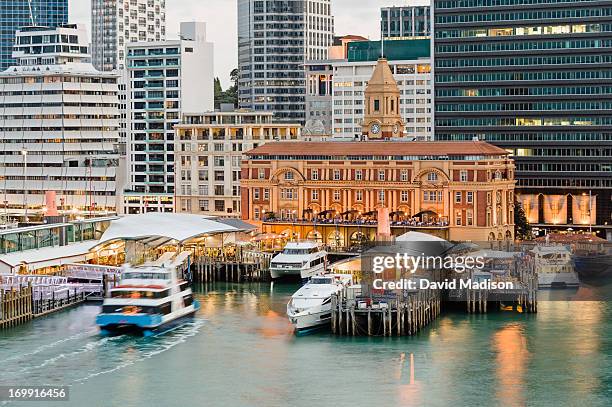 auckland ferry terminal. - auckland transport stock pictures, royalty-free photos & images