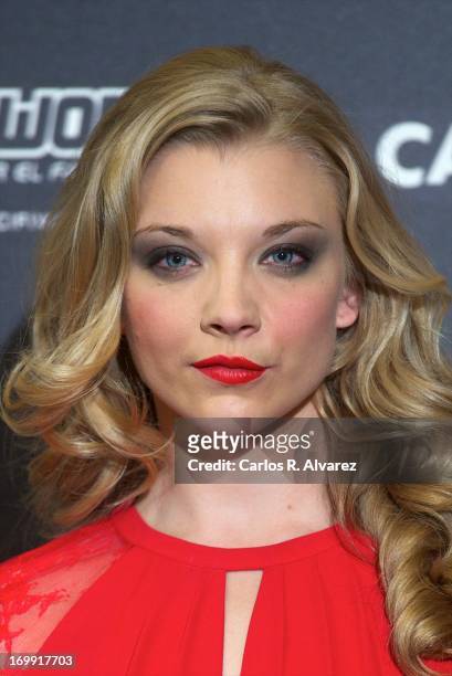 Actress Natalie Dormer attends the "Game Of Thrones" third season premiere at the Palafox cinema on June 4, 2013 in Madrid, Spain.