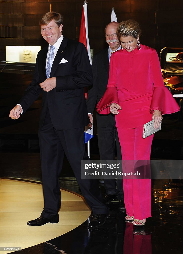 King Willem-Alexander And Queen Maxima Visit Baden-Wuerttemberg
