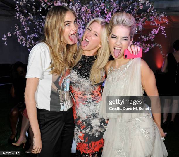 Cara Delevingne, Ellie Goulding and Rita Ora arrive at the Glamour Women of the Year Awards in association with Pandora at Berkeley Square Gardens on...