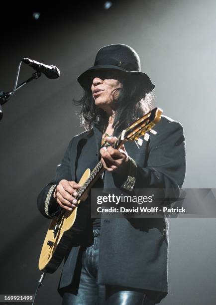 Sixto Rodriguez performs at Le Zenith on June 4, 2013 in Paris, France.