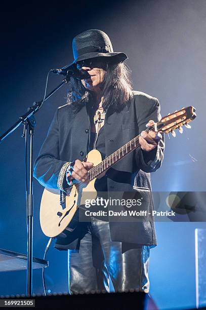 Sixto Rodriguez performs at Le Zenith on June 4, 2013 in Paris, France.