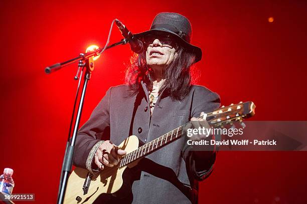 Sixto Rodriguez performs at Le Zenith on June 4, 2013 in Paris, France.