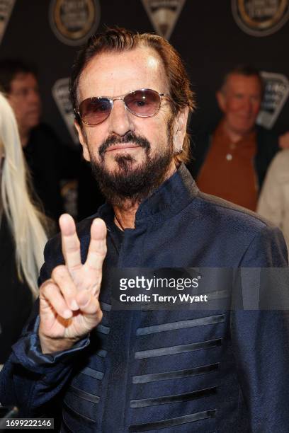 Ringo Starr attends the 2023 Musicians Hall Of Fame Induction Ceremony where he was the Inaugural recipient of the Joe Chambers Musicians Legacy...
