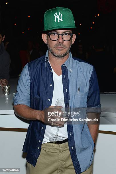Fashion designer Mark McNairy attends the 10th anniversary party of Billionaire Boys Club presented by HTC at Tribeca Canvas on June 4, 2013 in New...
