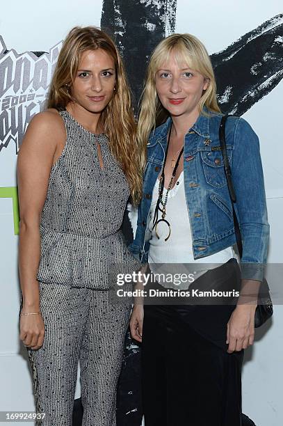 Fashion designers Charlotte Ronson and Chrissie Miller attend the 10th anniversary party of Billionaire Boys Club presented by HTC at Tribeca Canvas...