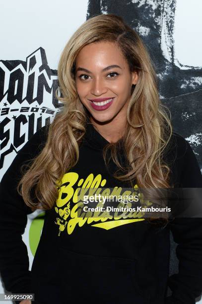 Singer Beyoncé attends the 10th anniversary party of Billionaire Boys Club presented by HTC at Tribeca Canvas on June 4, 2013 in New York City.