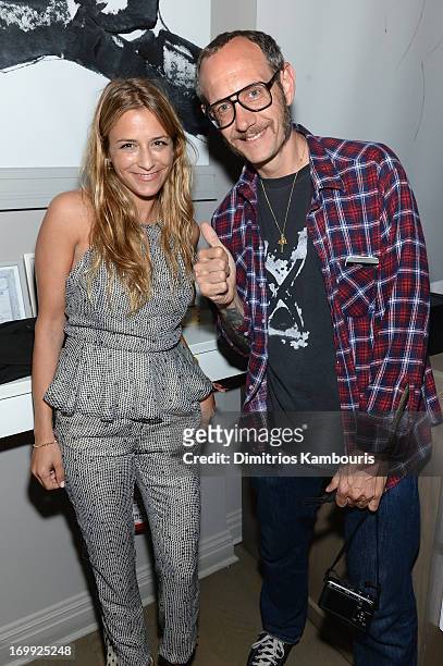 Fashion designer Charlotte Ronson and photographer Terry Richardson attend the 10th anniversary party of Billionaire Boys Club presented by HTC at...