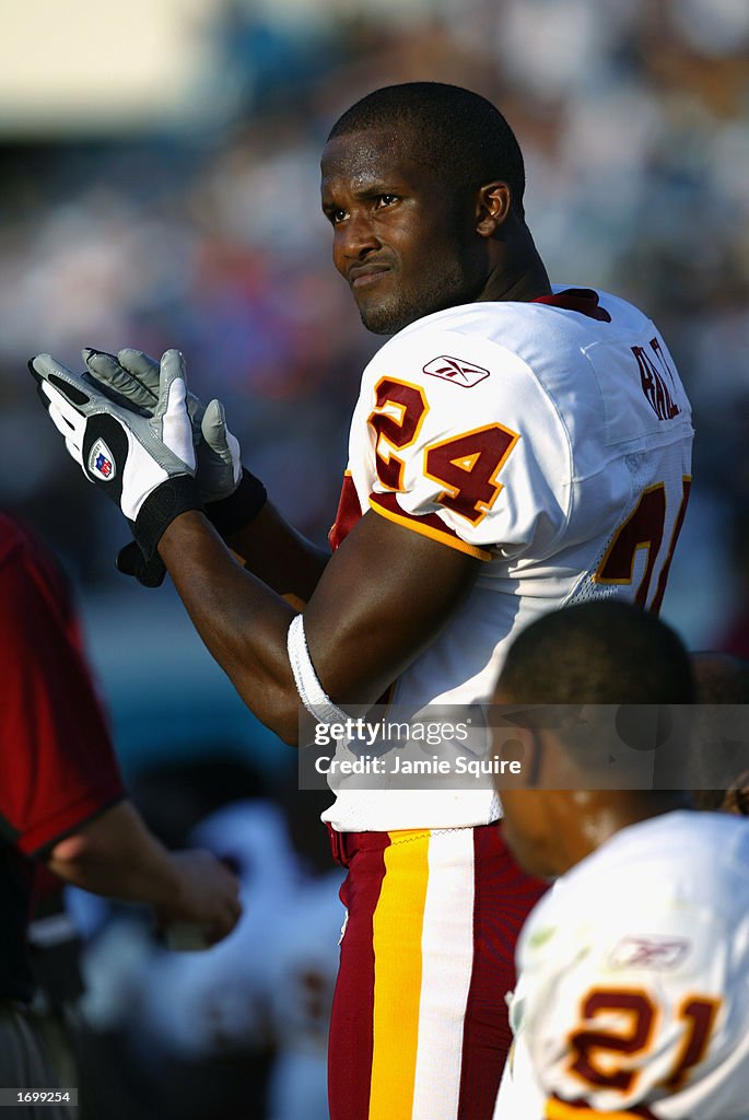 Champ Bailey cheers his team on