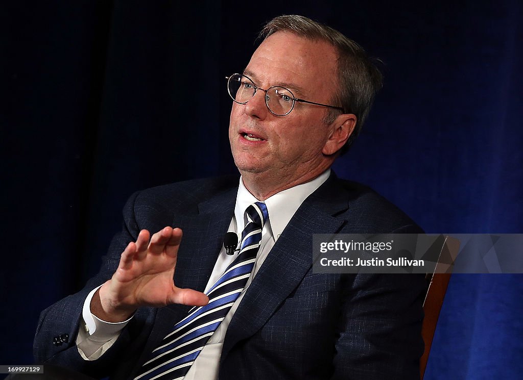 Google's Executive Chairman Eric Schmidt Speaks At San Francisco's Commonwealth Club
