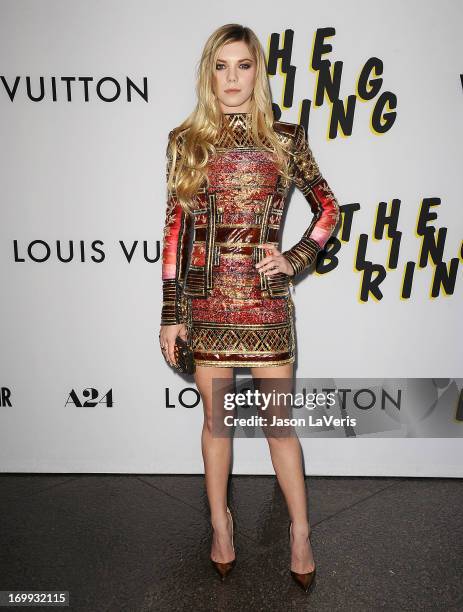 Actress Claire Julien attends the premiere of "The Bling Ring" at Directors Guild Of America on June 4, 2013 in Los Angeles, California.