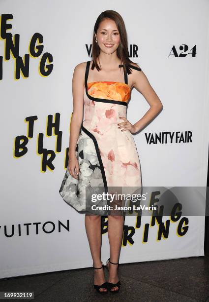 Actress Katie Chang attends the premiere of "The Bling Ring" at Directors Guild Of America on June 4, 2013 in Los Angeles, California.