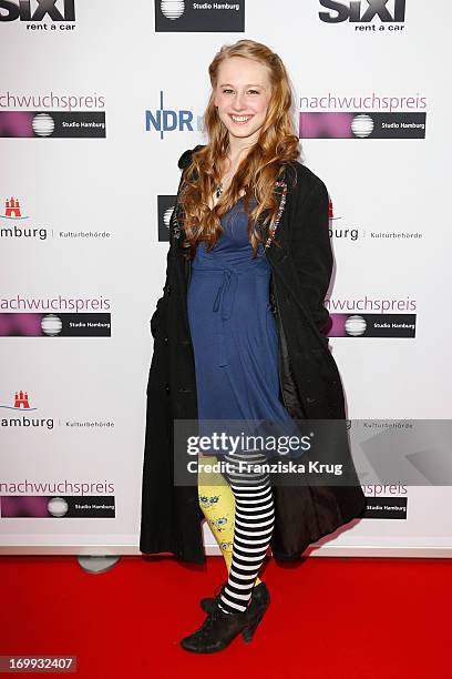 Lotte Flack attends the Studio Hamburg Nachwuchspreis 2013 at Thalia Theater on June 4, 2013 in Hamburg, Germany.