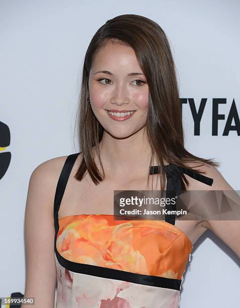 Actress Katie Chang attends the premiere of A24's 'The Bling Ring' at Directors Guild Of America on June 4, 2013 in Los Angeles, California.