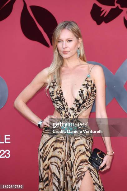 Guest attends the CNMI Sustainable Fashion Awards 2023 during the Milan Fashion Week Womenswear Spring/Summer 2024 on September 24, 2023 in Milan,...