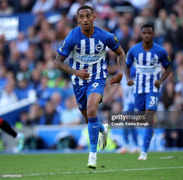 Joao Pedro of Brighton & Hove Albion during the Premier League match between Brighton & Hove Albion and AFC Bournemouth at American Express Community...