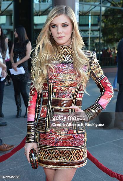 Actress Claire Julien arrives to the Los Angeles premiere of A24's "The Bling Ring" at Directors Guild Of America on June 4, 2013 in Los Angeles,...