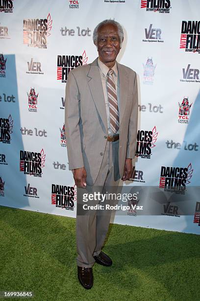 Actor Odell Mack attends the Dances With Film Festival - "Broken Glass" Premiere at TCL Chinese Theatre on June 4, 2013 in Hollywood, California.