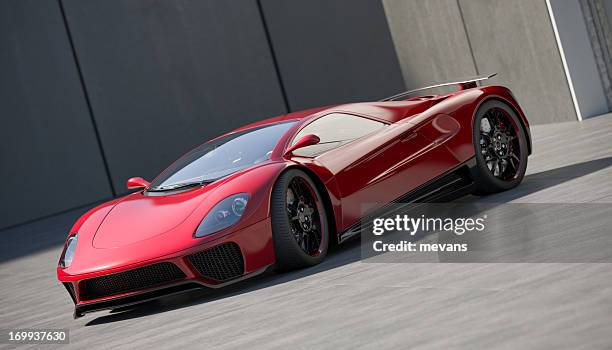 sports car - supercar stock pictures, royalty-free photos & images
