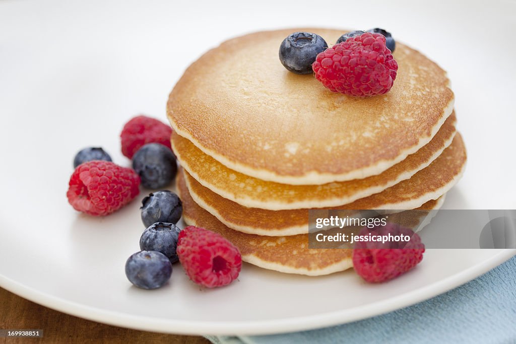 Pfannkuchen mit Obst