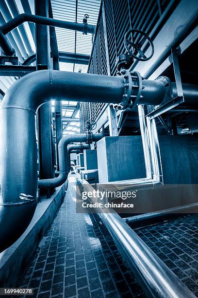 air conditioning systems - pipes and ventilation stock pictures, royalty-free photos & images