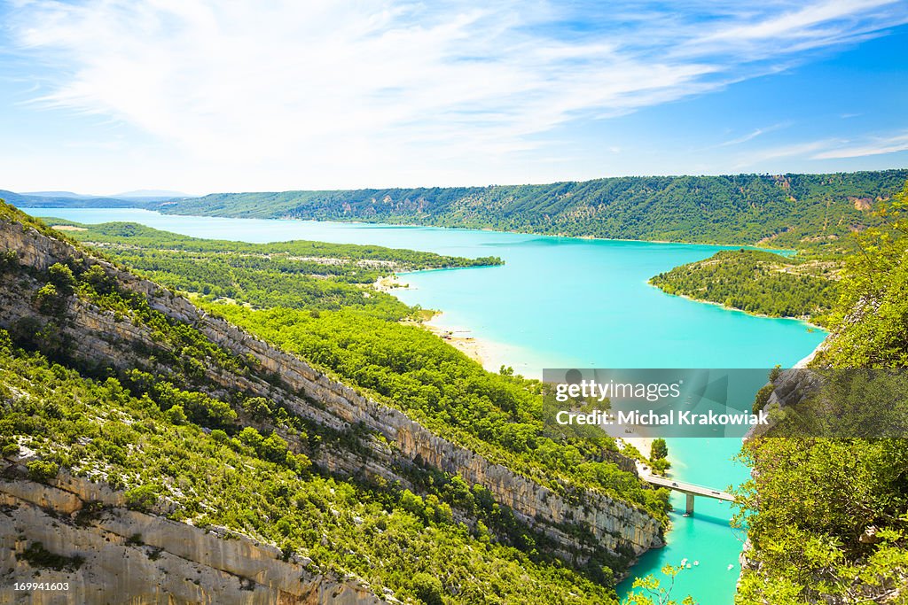Sainte-Croix Lake, France