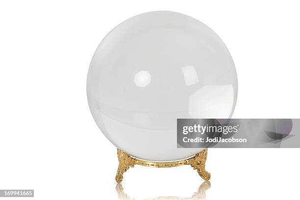 crystal ball- what will the future bring - crystal ball stock pictures, royalty-free photos & images