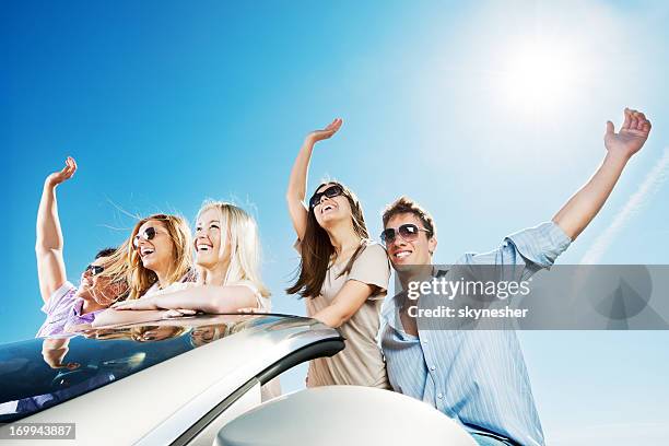 Convertible Car Ride 619 Road Trip Hands In Air Stock Photos, High-Res Pictures, and Images ...