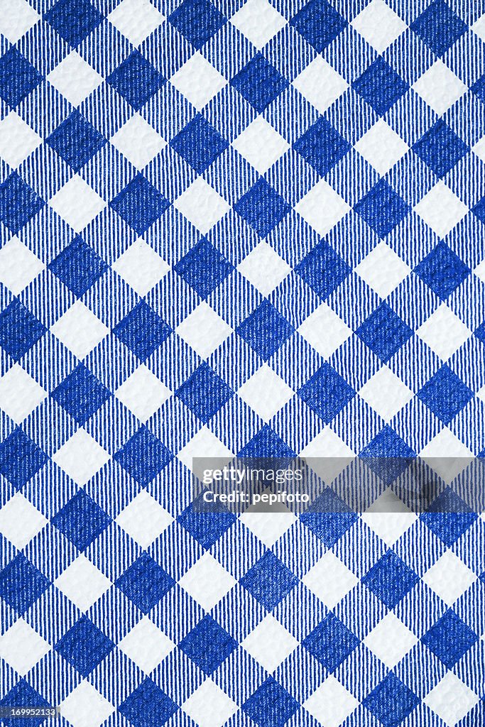 Tablecloth texture-checked fabric