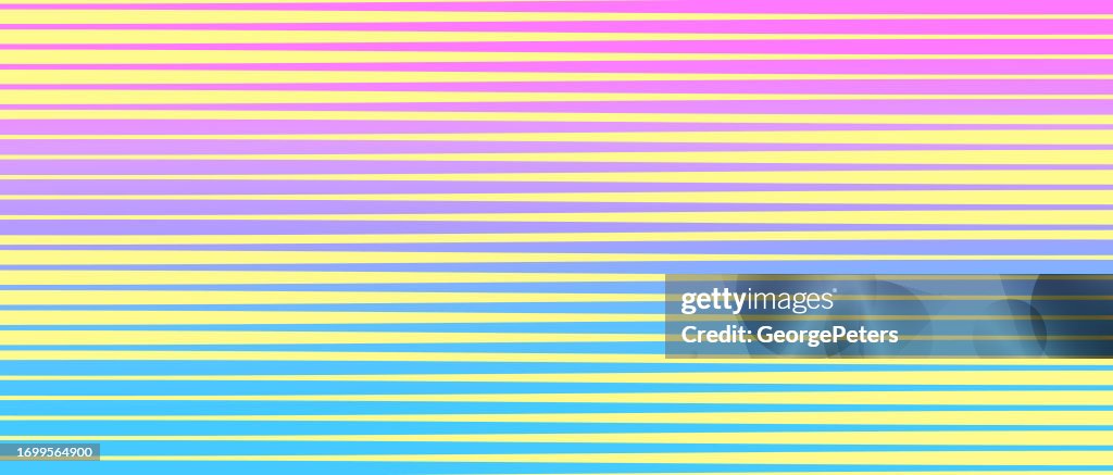 Neon Colored Horizontal Stripes Background High-Res Vector Graphic ...