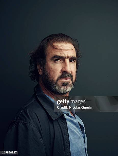 Actor Eric Cantona is photographed for Self Assignment on May 20, 2013 in Cannes, France.