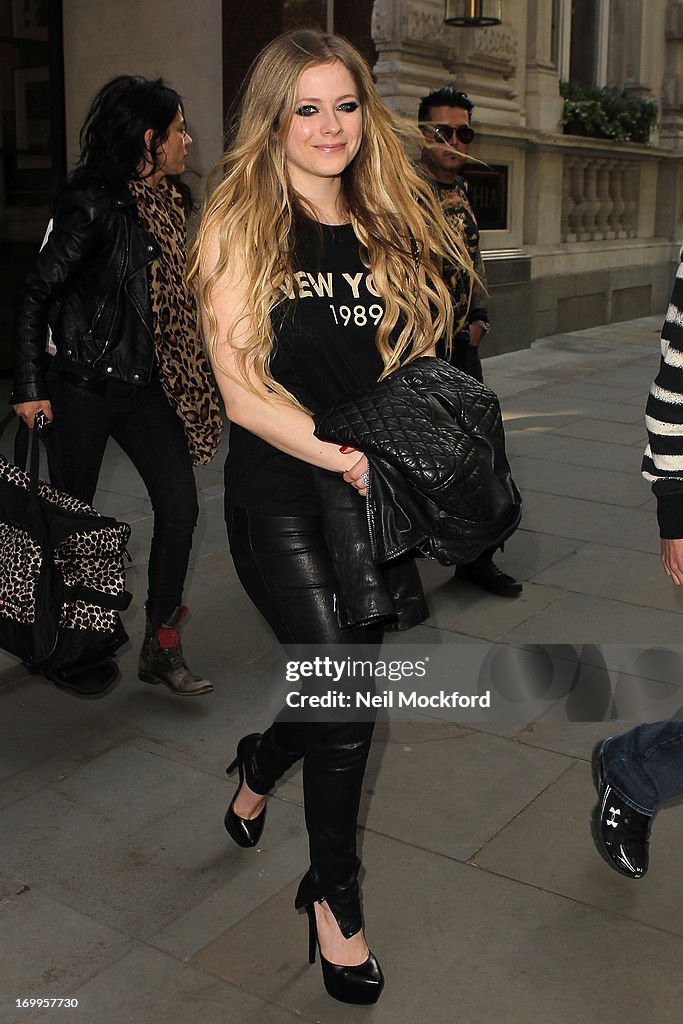 Avril Lavigne Sighting In London - June 5, 2013