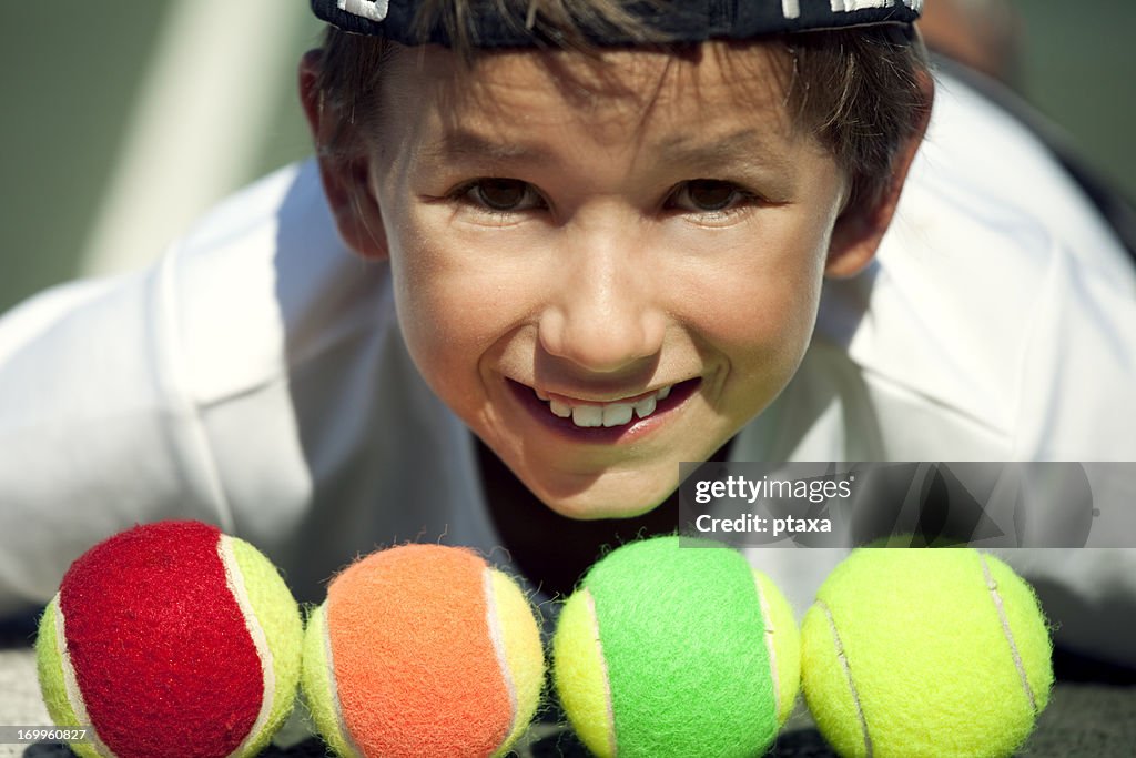 Mini tennis player