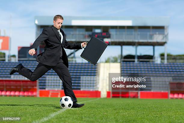 soccer player transfer - kicking bag stock pictures, royalty-free photos & images