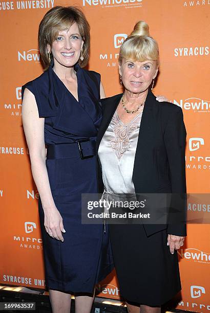 President of Disney/ABC Anne Sweeney and Kari Clark attend the 2013 Newhouse Mirror Awards at Cipriani 42nd Street on June 5, 2013 in New York City.