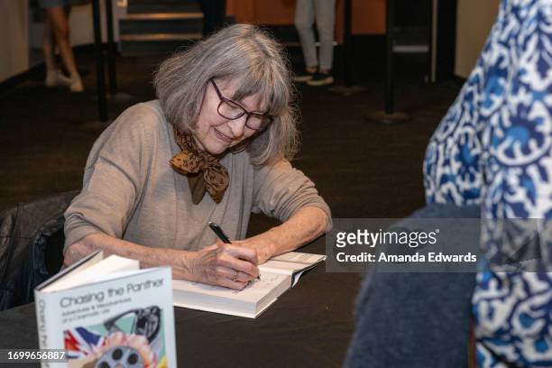 Film producer Carolyn Pfeiffer attends the book signing with Carolyn Pfeiffer for "Chasing The Panther" and the special screenings of "Choose Me" and...