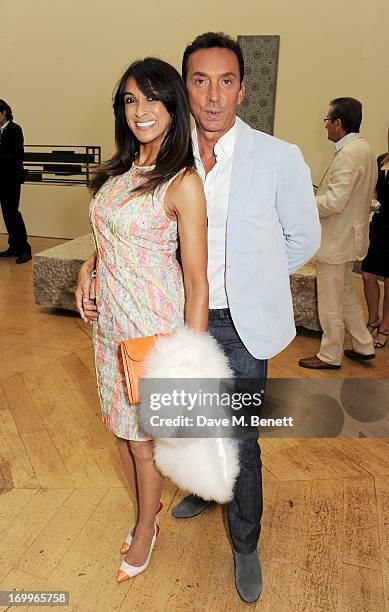 Jackie St Clair and Bruno Tonioli attend the preview party for The Royal Academy Of Arts Summer Exhibition 2013 at Royal Academy of Arts on June 5,...
