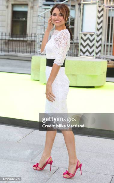 Samantha Barks attends the preview party for The Royal Academy Of Arts Summer Exhibition 2013 at Royal Academy of Arts on June 5, 2013 in London,...