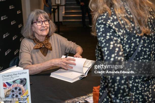 Film producer Carolyn Pfeiffer attends the book signing with Carolyn Pfeiffer for "Chasing The Panther" and the special screenings of "Choose Me" and...