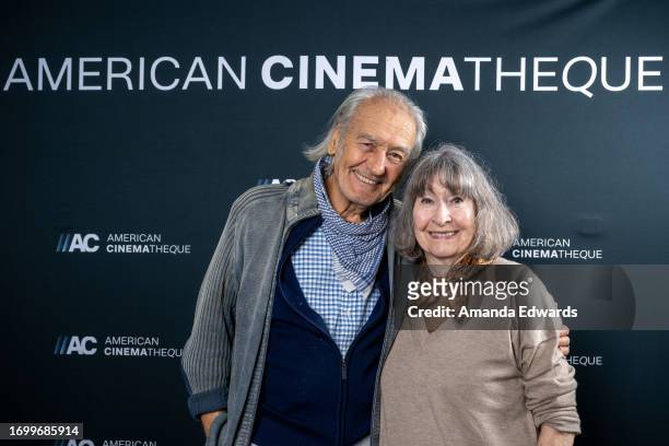 Actor Patrick Bauchau and film producer Carolyn Pfeiffer attend the book signing with Carolyn Pfeiffer for "Chasing The Panther" and the special...